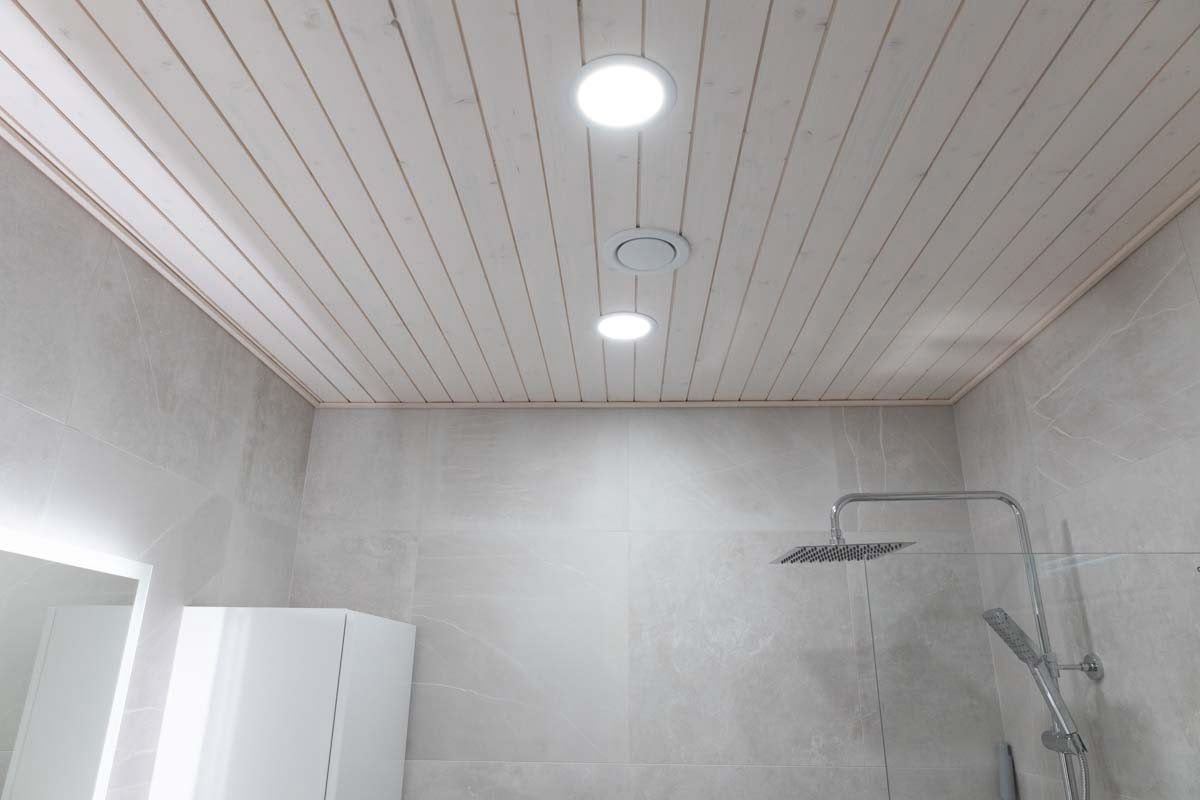 Plafondi 160 apparecchi impermeabili per l'illuminazione generale del bagno. LedStore.fi
